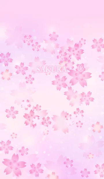 [LINE着せ替え] ハッピーな気分になれるさくら♪ピンクの画像1