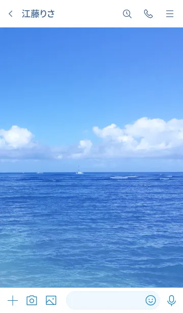 [LINE着せ替え] HAWAIIAN SEA.の画像3