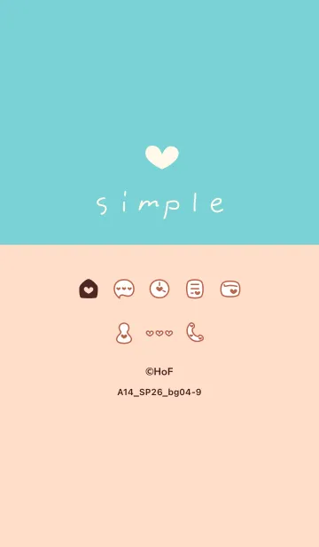 [LINE着せ替え] A14.26_ベージュ4-9の画像1