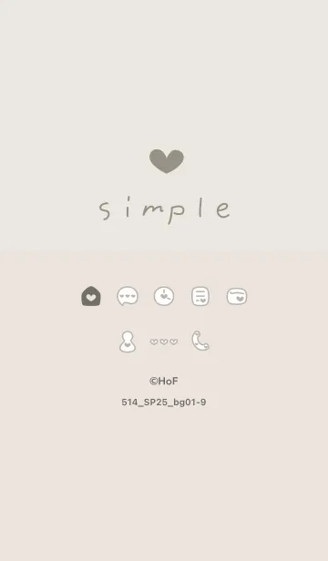 [LINE着せ替え] 514.25_ベージュ1-9の画像1