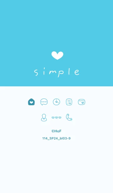 [LINE着せ替え] 114.24_ブルー3-9の画像1