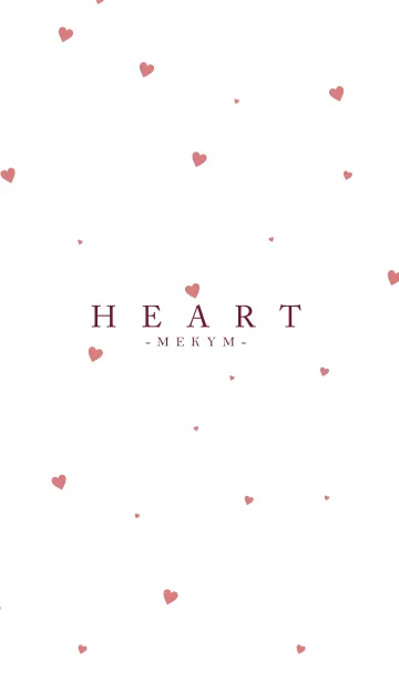 [LINE着せ替え] HEART Red -MEKYM- 23の画像1