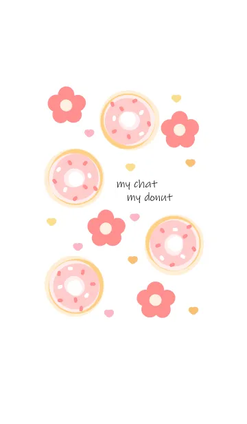 [LINE着せ替え] Donut Donut Donut ！の画像1