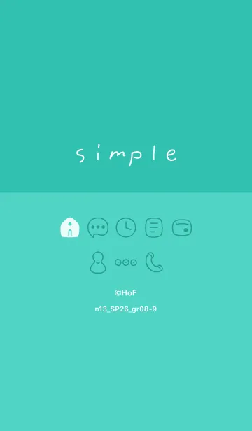 [LINE着せ替え] n13.26_グリーン8-9の画像1