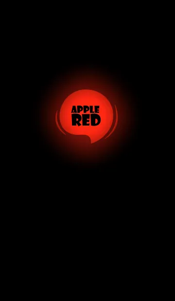 [LINE着せ替え] Apple Red In Black Vr.7 (JP)の画像1