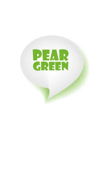 [LINE着せ替え] Pear Green & White Theme Vr.3 (JP)の画像1