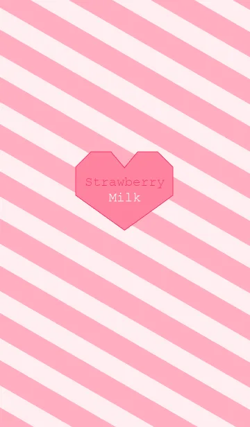 [LINE着せ替え] Strawberry x Milkの画像1