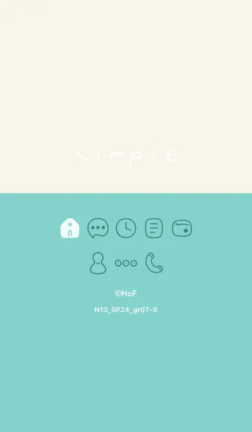 [LINE着せ替え] N13.24_グリーン7-9の画像1