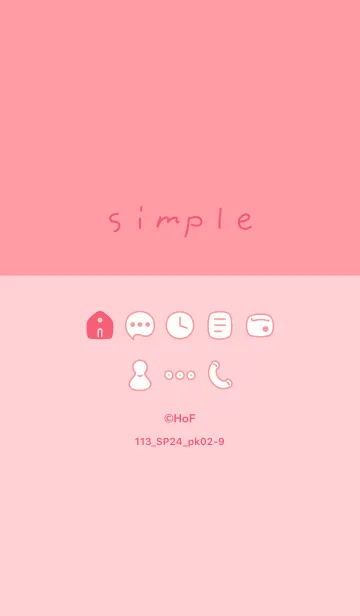 [LINE着せ替え] 113.24_ピンク2-9の画像1