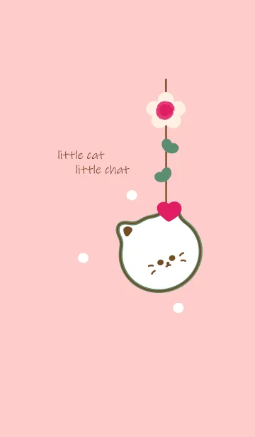 [LINE着せ替え] little cat with little heart 72の画像1