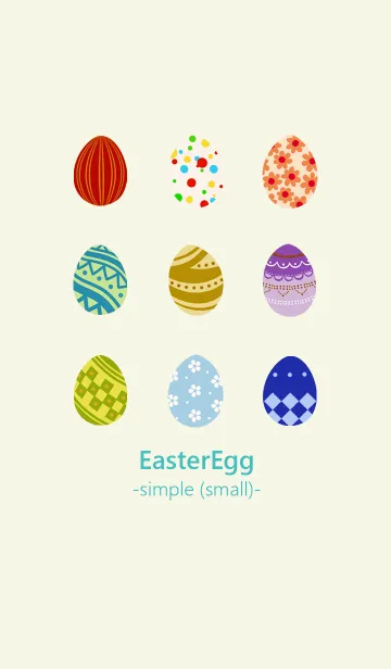 [LINE着せ替え] EasterEgg-simple(small)-の画像1