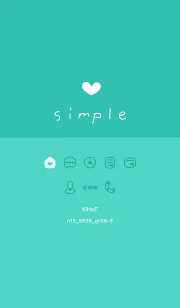 [LINE着せ替え] n15.26_グリーン8-9の画像1