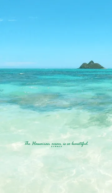 [LINE着せ替え] Hawaiian ocean is so beautiful... 19の画像1