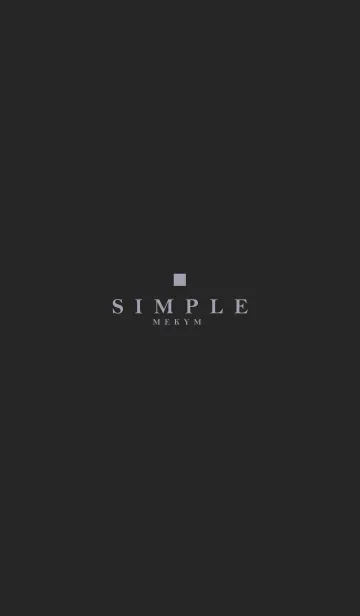 [LINE着せ替え] MATTE BLACK -SIMPLE SQUARE- 15の画像1