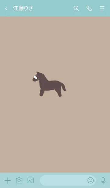 [LINE着せ替え] うま -シャドーロール-の画像3