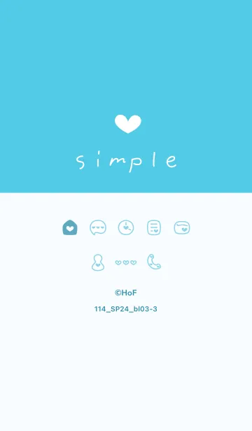 [LINE着せ替え] 114.24_ブルー3-3の画像1