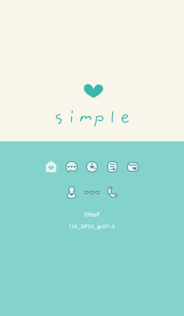 [LINE着せ替え] 114.24_グリーン7-3の画像1