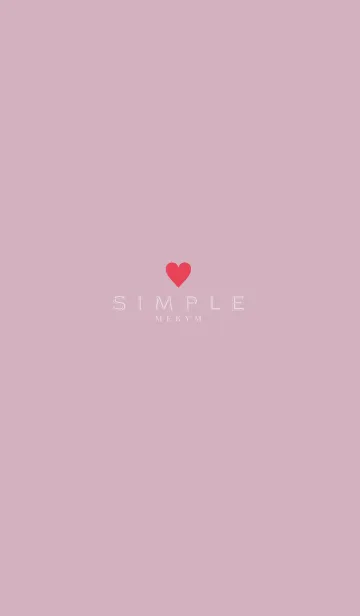 [LINE着せ替え] -DUSKY PINK SIMPLE- 40の画像1