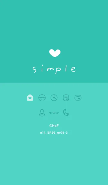 [LINE着せ替え] n14.26_グリーン8-3の画像1