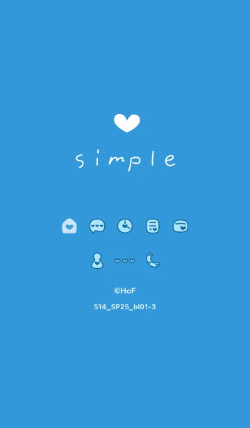 [LINE着せ替え] 514.25_ブルー1-3の画像1