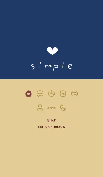 [LINE着せ替え] n14.26_ベージュ5-6の画像1