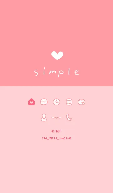 [LINE着せ替え] 114.24_ピンク2-6の画像1