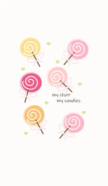 [LINE着せ替え] Sweet candies 4 :)の画像1