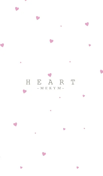 [LINE着せ替え] HEART Pink -MEKYM- 24の画像1