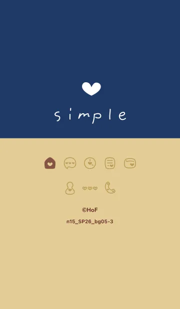 [LINE着せ替え] n15.26_ベージュ5-3の画像1