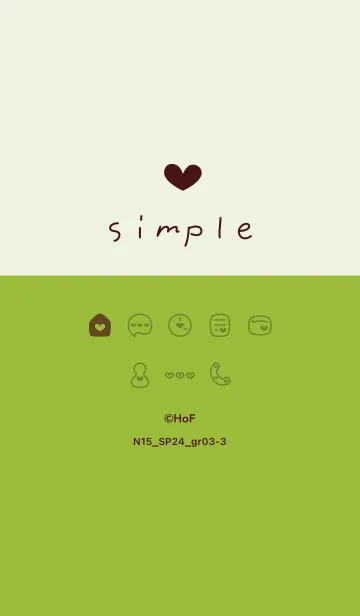 [LINE着せ替え] N15.24_グリーン3-3の画像1