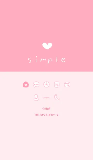 [LINE着せ替え] 115.24_ピンク4-3の画像1