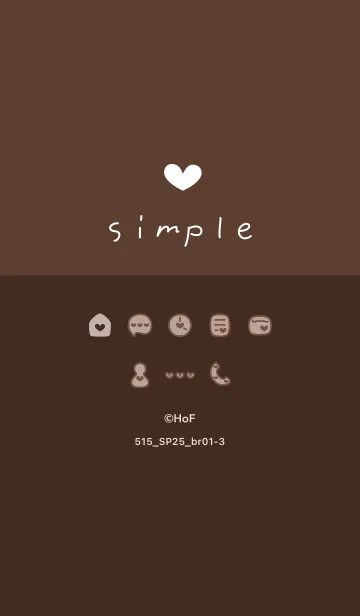 [LINE着せ替え] 515.25_ブラウン1-3の画像1