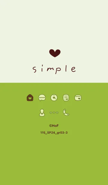 [LINE着せ替え] 115.24_グリーン3-3の画像1