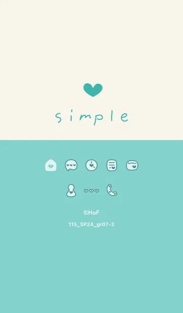 [LINE着せ替え] 115.24_グリーン7-3の画像1