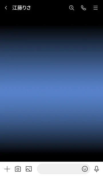 [LINE着せ替え] HYACINTH BLUE ICON THEME -MEKYM-の画像3