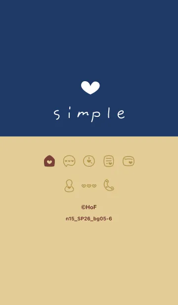 [LINE着せ替え] n15.26_ベージュ5-6の画像1