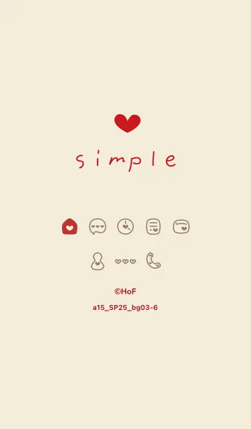 [LINE着せ替え] a15.25_ベージュ3-6の画像1