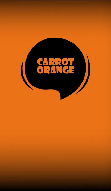 [LINE着せ替え] Carrot Orange And Black Vr.7 (JP)の画像1