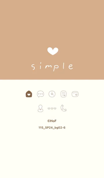 [LINE着せ替え] 115.24_ベージュ2-6の画像1