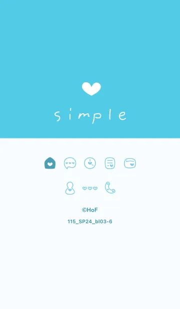 [LINE着せ替え] 115.24_ブルー3-6の画像1