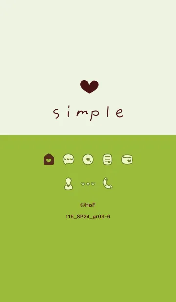 [LINE着せ替え] 115.24_グリーン3-6の画像1