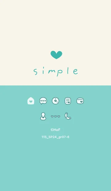 [LINE着せ替え] 115.24_グリーン7-6の画像1