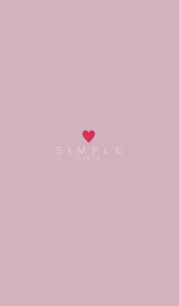 [LINE着せ替え] -DUSKY PINK SIMPLE- 41の画像1