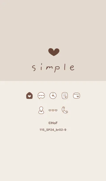 [LINE着せ替え] 115.24_ブラウン2-9の画像1