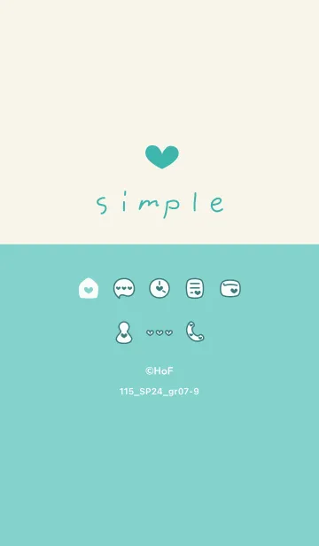 [LINE着せ替え] 115.24_グリーン7-9の画像1