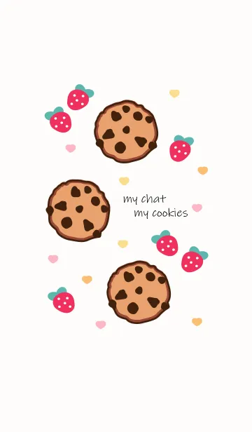 [LINE着せ替え] Mini cookies :)の画像1