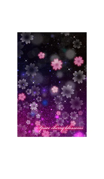 [LINE着せ替え] Space cherry blossoms 1の画像1