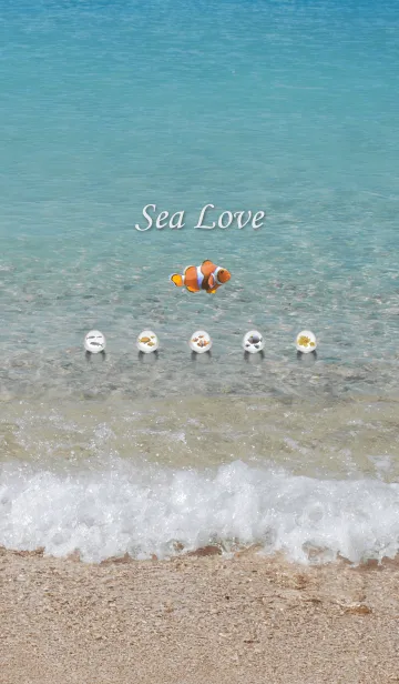 [LINE着せ替え] 海 LOVEの画像1