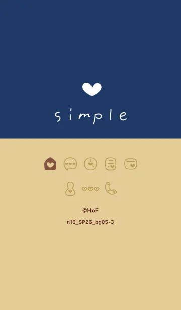 [LINE着せ替え] n16.26_ベージュ5-3の画像1