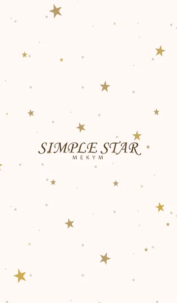 [LINE着せ替え] SIMPLE STAR - NATURAL YELLOW - 16の画像1